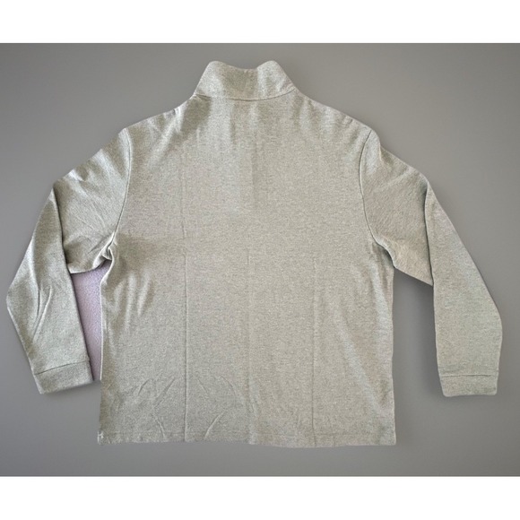 NWT Joseph Abboud Mens 1/4 Zip Pullover Sweater XXL Sage Green Modern Fit Cotton - Picture 7 of 11